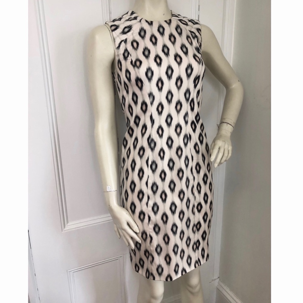 Yigal Azrouël silk print tailored / shift dress